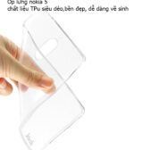ốp lưng nokia 5 silicon trong suốt 1