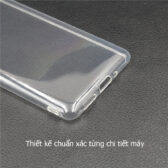 ốp lưng nokia 8 silicon dẻo trắng trong 7