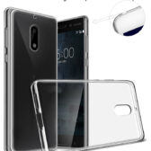 ốp lưng nokia 6 silicon trắng trong