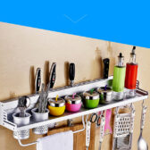 giá để đồ phòng bếp cao cấp kèm 2 cốc, kệ bếp đa chức năng 2