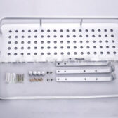 giá đựng đồ phòng tắm 2 tầng bằng nhôm