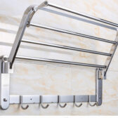 giá để đồ nhà tắm 2 tầng inox, giá treo khăn tắm 4